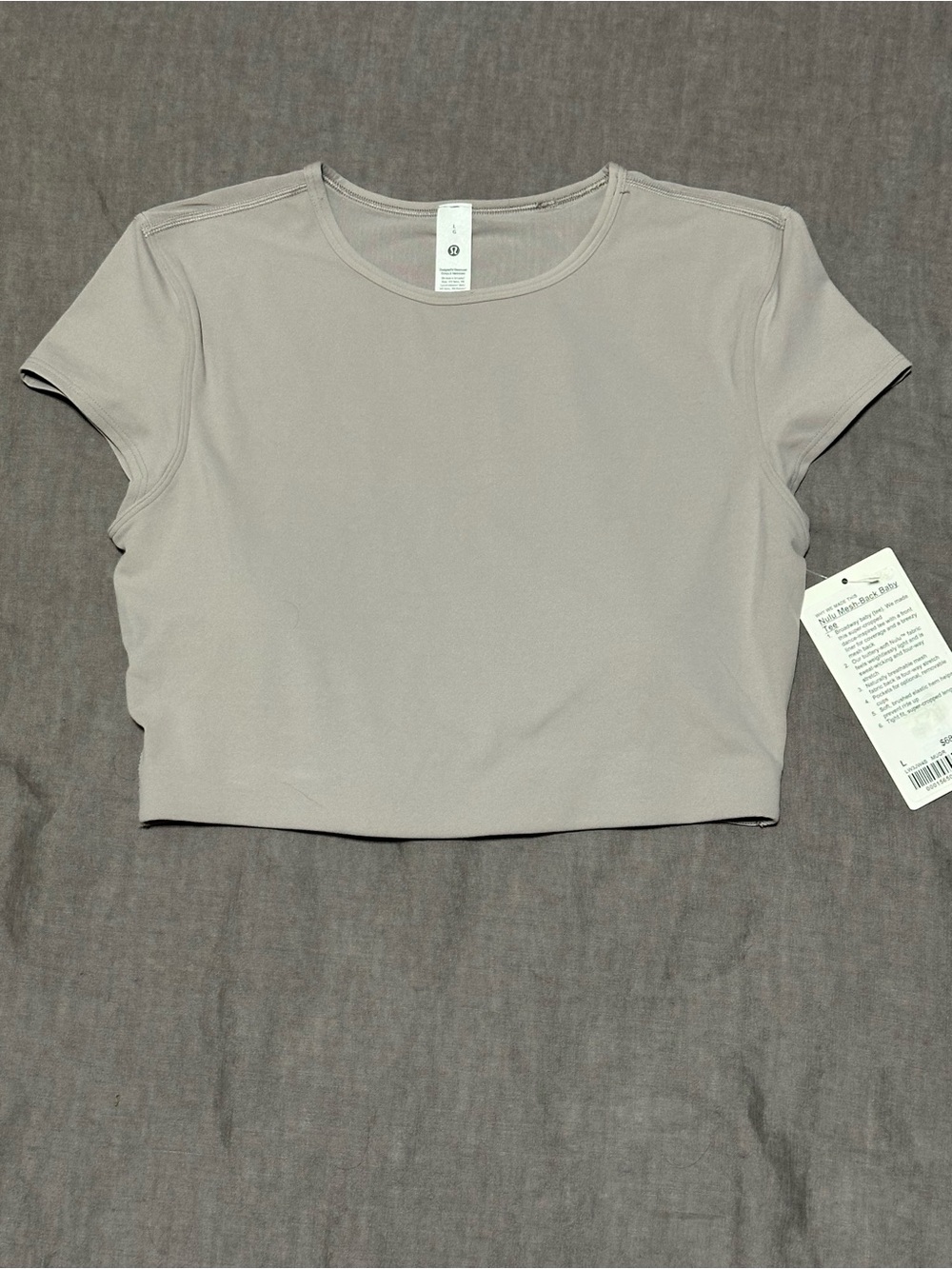 🆕 lululemon athletica Mesh Back Baby Tee